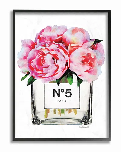 Stupell Glam Paris Vase With Pink Peony By Amanda Greenwood Framed Art