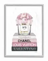 Stupell Glam Rose Bouquet Over Women's Design Wall Art In White