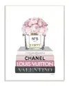 Stupell Glam Rose Bouquet Over Women's Design Wall Art In White