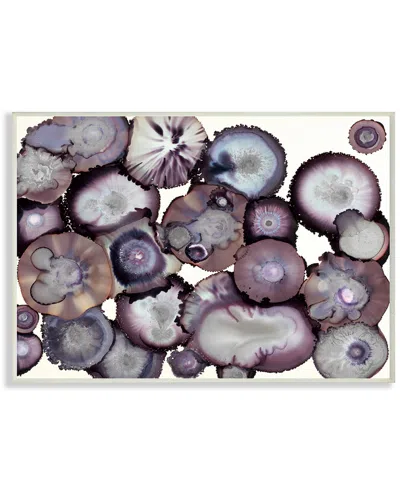 Stupell Grey And Purple Abstract Geode By Third And Wall