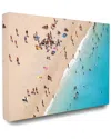 Stupell Home Decor Aerial Beach View Sunbathers