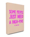 Stupell Home Decor High-five To The Face Humor Typography