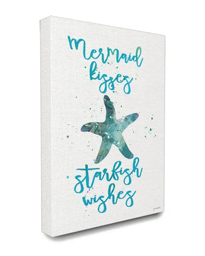 Stupell Home Decor Mermaid Kisses Starfish Wishes