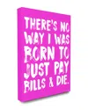 Stupell Home Decor More To Life Paint Look Typography White And Pink