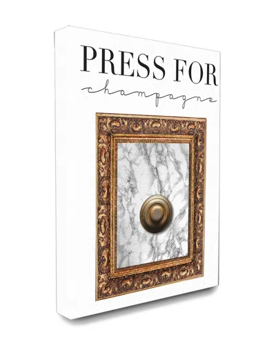 Stupell Home Decor Press Button For Champagne