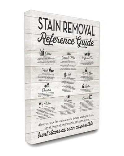 STUPELL STUPELL HOME DECOR STAIN REMOVAL REFERENCE GUIDE TYPOGRAPHY