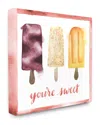 Stupell Home Decor You're Sweet Watercolor Popsicles