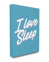 Stupell Industries I Love Sleep Typography