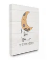 Stupell I Love You Moon By Jo Moulton Canvas Art In Multi
