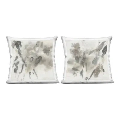 Stupell Industries 2 Piece Decorative Printed Throw Pillow Set Design By June Erica Vess In Neutral Soft Embers