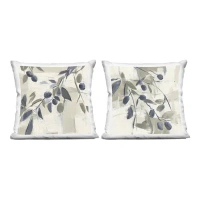 Stupell Industries 2 Piece Decorative Printed Throw Pillow Set Design By Mona Grace In Gray