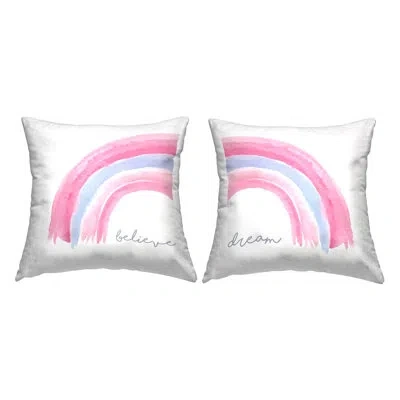 Stupell Industries 2 Piece Polyester Throw Square Pillow Cover & Insert Set By Elizabeth Tyndall