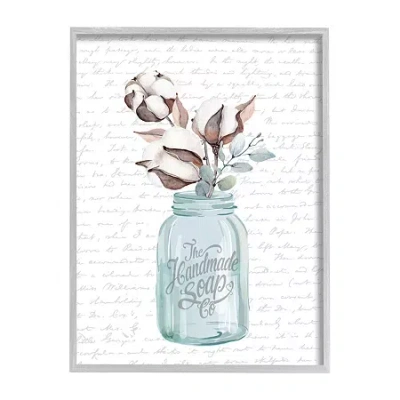 Stupell Industries 24''x30'' Handmade Soap Jar Print In White