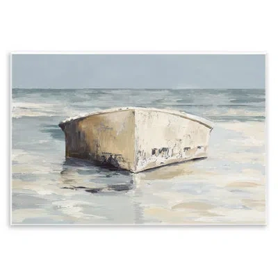 Stupell Industries Abandoned Boat Hull Wall Plaque Art By Patricia Pinto In Beige