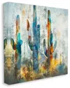 Stupell Industries Abstract Cacti Silhouettes Vibrant Succulent Colors Stretched Canvas Wall Art By Scott Br In Multicolor