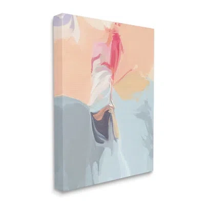 Stupell Industries Abstract Fluid Human Figure Dancing Movement In Wrapped Canvas