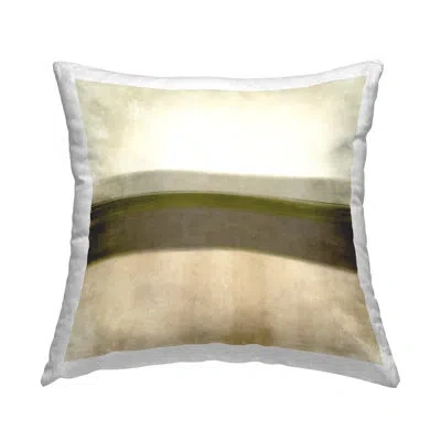 Stupell Industries Abstract Neutral Landscape Decorative Printed Throw Pillow Design By Graffi*tee Studios In Brown
