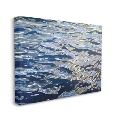 Stupell Industries Abstract Ocean Water Ripples Catching Sunlight By Alan Weston - Wrapped Canvas Print