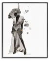 Stupell Industries Abstract Woman Illustration Framed Giclee Art