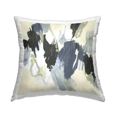 Stupell Industries Abstraction Decorative Printed Throw Pillow Design By June Erica Vess In White
