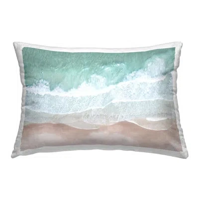 Stupell Industries Aerial Sea View Decorative Printed Throw Pillow Design By Sisi And Seb In Blue