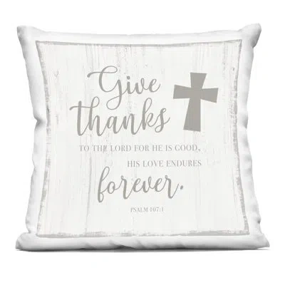 Stupell Industries All Things Through Christ Decorative Printed Throw Pillow, Design By Val Rhodes