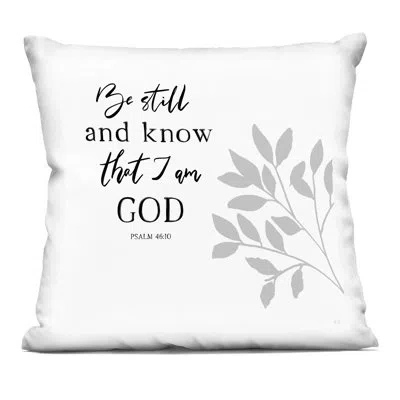 Stupell Industries All Things Through Christ Decorative Printed Throw Pillow, Design By Val Rhodes