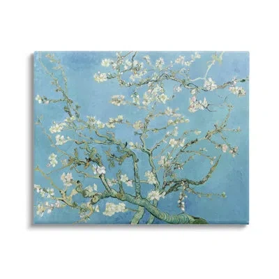 Stupell Industries Almond Blossoms Tree Blossom By One1000paintings - Floater Frame Painting On Canvas In Wrapped Canvas