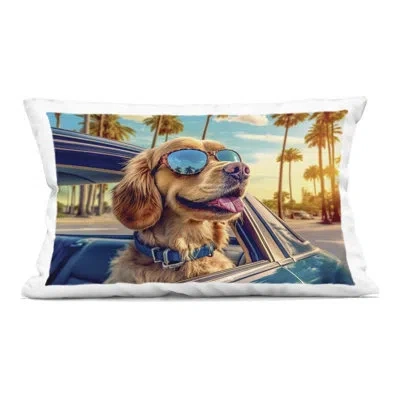 Stupell Industries American Bald Eagle & Flag Decorative Printed Throw Pillow Design By Collin Bogle In Blue Dog