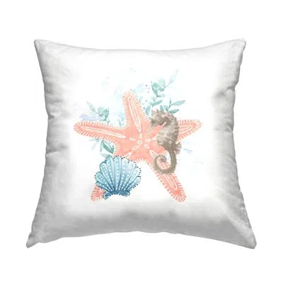 Stupell Industries Aquatic Sea Life Starfish Printed Throw Pillow Design By Lanie Loreth