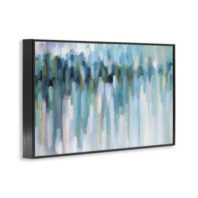 Stupell Industries Aurora Lights Impression Framed Giclee, Design By Karen Lorena Parker In Midnight Black Framed Giclee