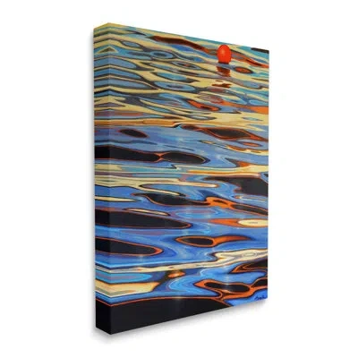 Stupell Industries Ball Floating Reflective Water Ripples Vivid Light By Alan Weston - Wrapped Canvas Print