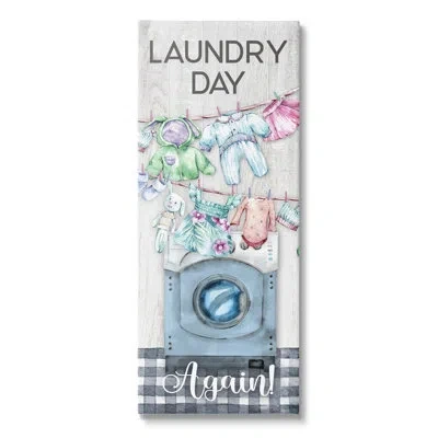 Stupell Industries Bb-027-framed Rustic Laundry Day Again By Conrad Knutsen Single Picture Frame Print On Canvas In Wrapped Canvas