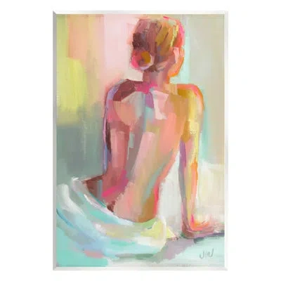 Stupell Industries Bb-463-wood Abstract Female Figure Study By Jenny Westenhofer No Frame Print On Mdf In Multi-color