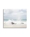 Stupell Industries Beach Coast Wave Splash Canvas Wall Art, 16" X 1.5" X 20" In Multi-color
