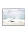 Stupell Industries Beach Coast Wave Splash Framed Giclee Art, 16" X 1.5" X 20" In Multi-color