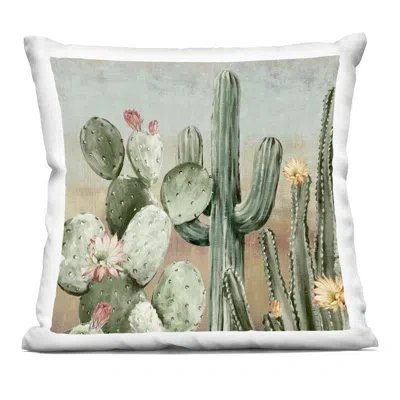 Stupell Industries Bloom Among Thorns Decorative Printed Throw Pillow Design By Luna Mavis In Green