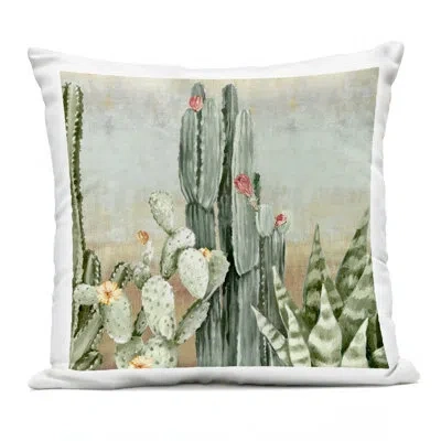 Stupell Industries Bloom Among Thorns Outdoor Printed Pillow Design By Luna Mavis In Green