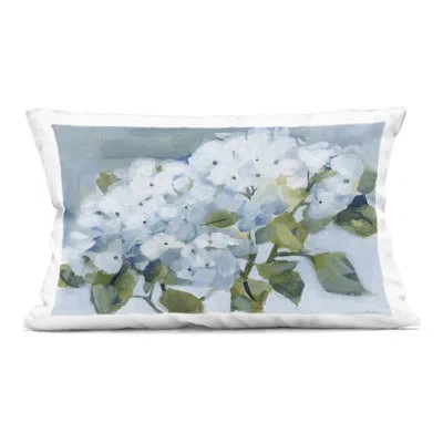 Stupell Industries Blue Spring Cottage Hydrangeas Decorative Printed Throw Pillow Design By Katrina Pete