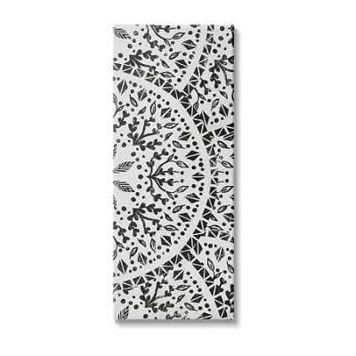 Stupell Industries Boho Fractal Pattern Study Canvas Art In Black
