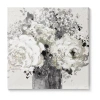Stupell Industries Bold Abstract Floral Arrangement Canvas Art In Gray
