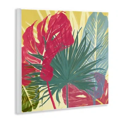 Stupell Industries Bold Botanical Party Wall Plaque Art By Patricia Pinto In Yellow