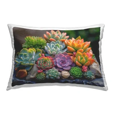 Stupell Industries Bold Succulent Botanicals Decorative Printed Throw Pillow By Imagine It Images In Gray