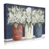 Stupell Industries Bouquets Rustic Canvas Art In Blue