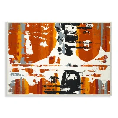 Stupell Industries Burnt Orange Momentum By Third And Wall - Print In Wall Plaque