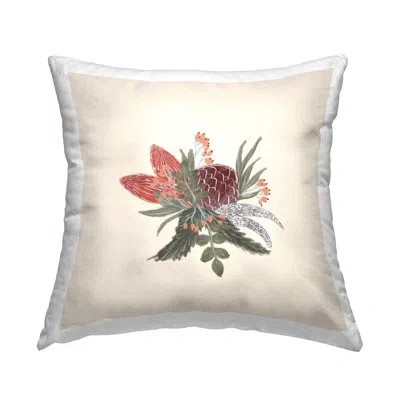 Stupell Industries Casual Cottage Botanical Blooms Flower Buds Printed Throw Pillow Design By Birgit Maria Kiennast