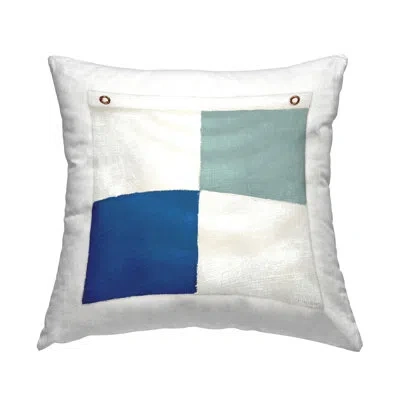 Stupell Industries Checkered Boat Flag Decorative Printed Throw Pillow Design By James Wiens In White