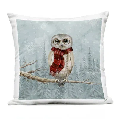 Stupell Industries Christmas Critters Reindeer Outdoor Printed Pillow, Design By Danielle Murray