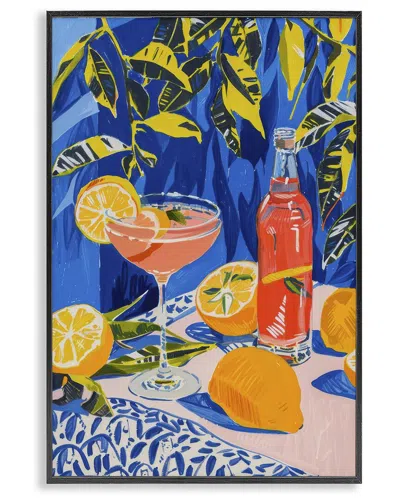 STUPELL STUPELL CITRUS COCKTAIL STILL LIFE FRAMED GICLEE ART
