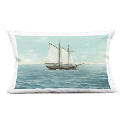 Stupell Industries Classic Decorative Printed Throw Pillow, Design By Danielle Murray In Blue